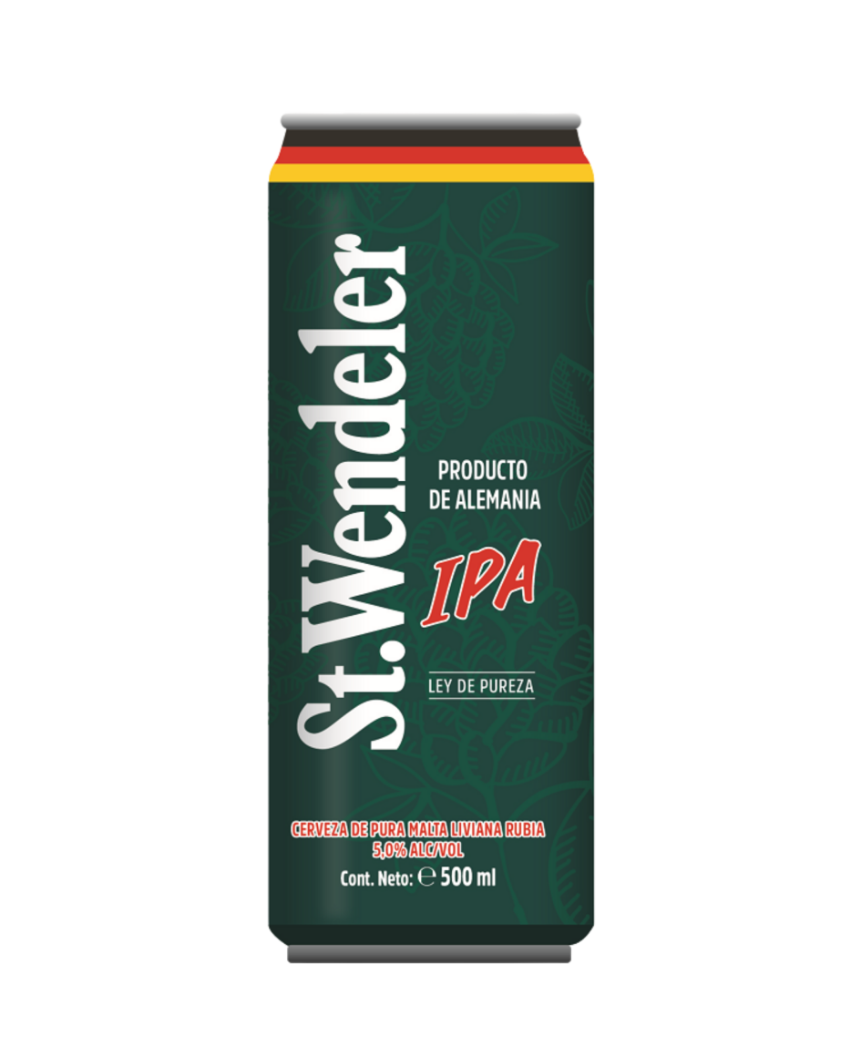 BIA ST. WENDELER IPA - Bia lúa mạch  ( bia đắng nhẹ ). 